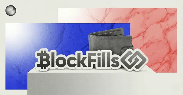 BlockFi logo displayed in front of a wallet, representing crypto lending, digital asset custody, and cryptocurrency financial services