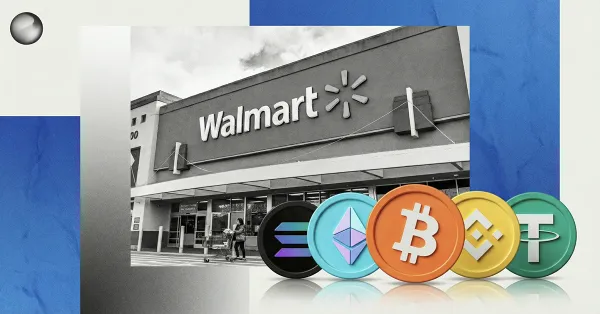 A phone displaying a OnePay Wallet QR code, illustrating how OnePay users can pay at Walmart after converting crypto to cash